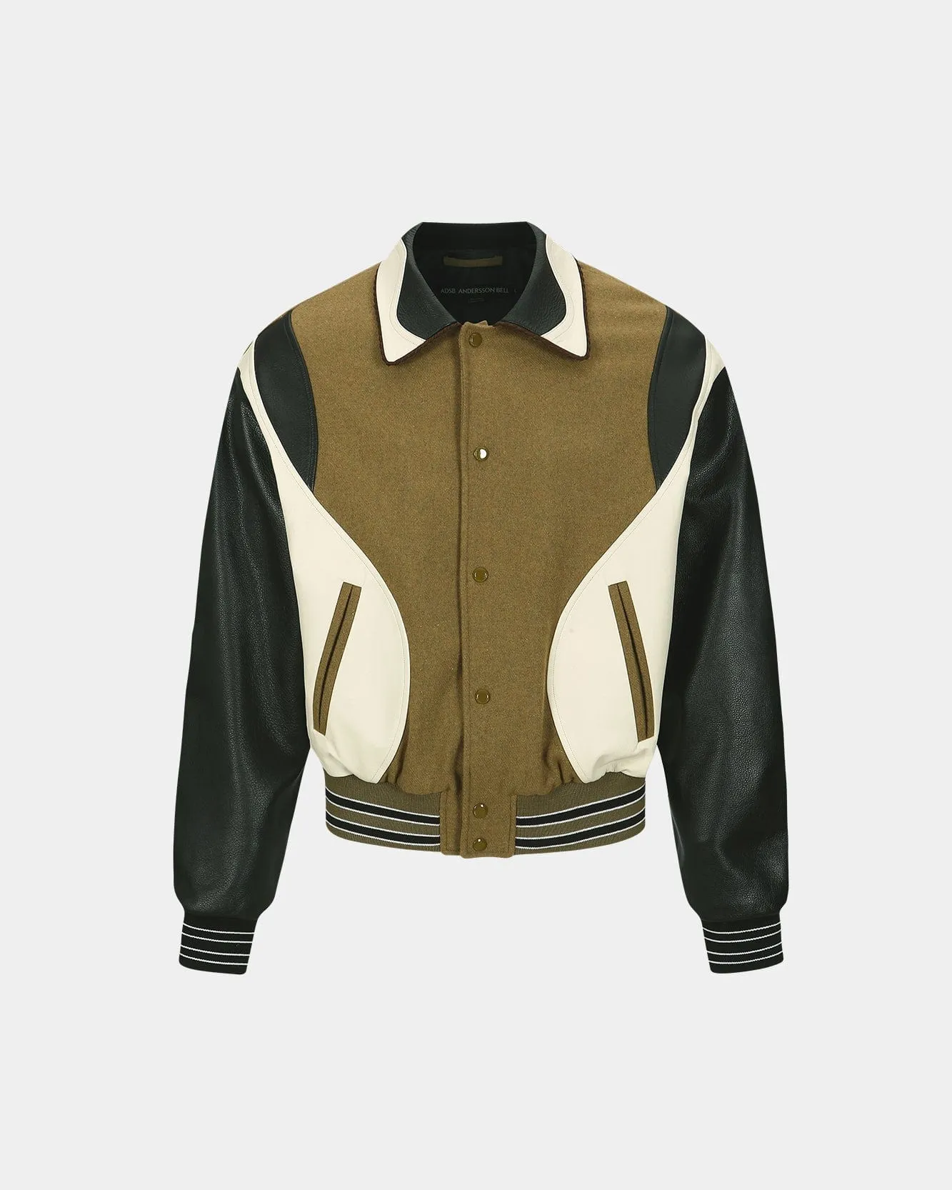 ROBYN VARSITY JACKET awa584m(OLIVE) sold by Andersson Bell