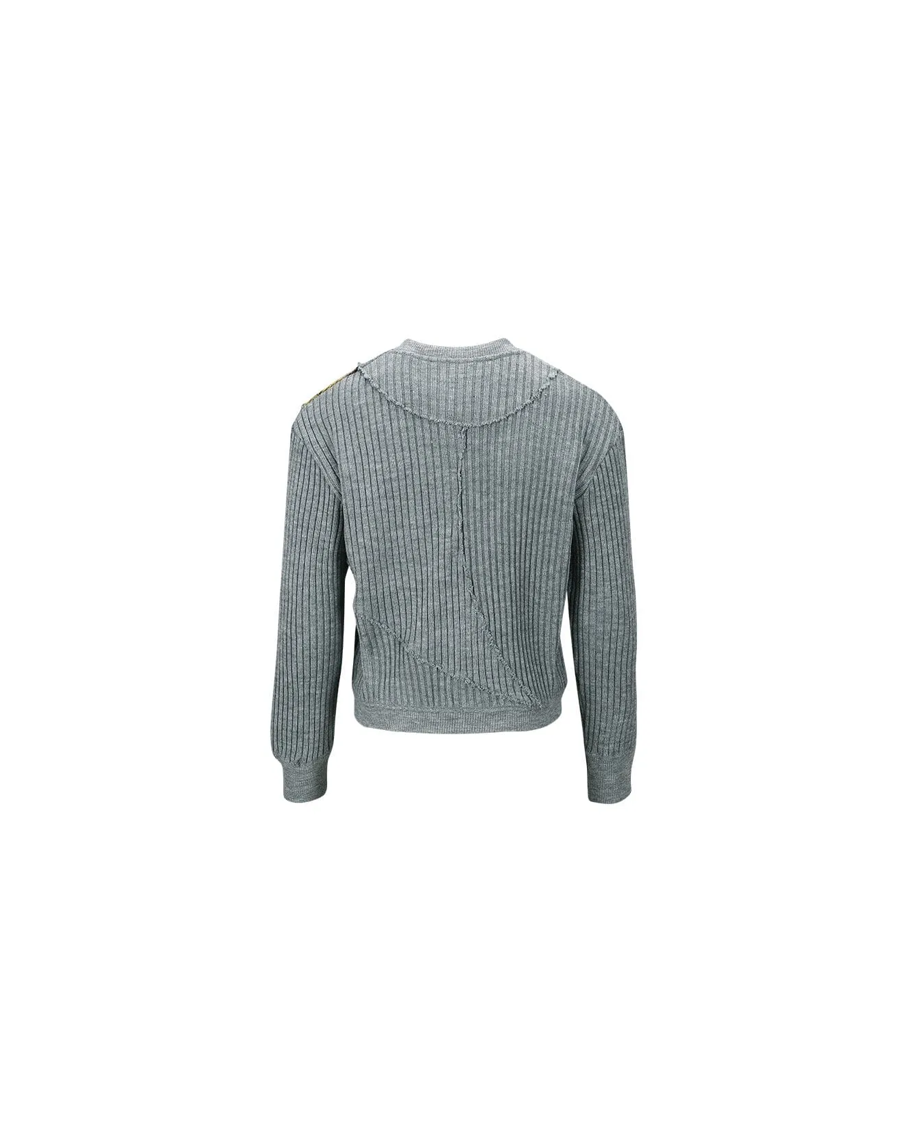 NORDIC CREW-NECK SWEATER atb1031m(GREY) sold by Andersson Bell product image thumbnail 4