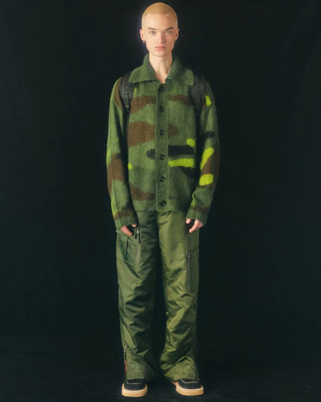 KIDMOHAIR CAMOUFLAGE CARDIGAN atb813m(CAMOUFLAGE) sold by Andersson Bell