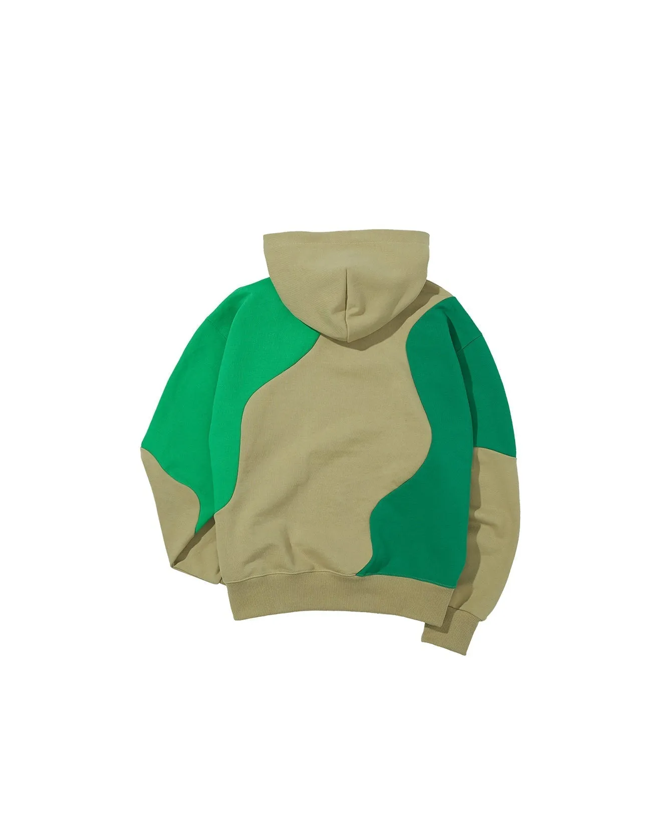 (ESSENTIAL) UNISEX CONTRAST CURVED HOODIE atb802u(DEEP GREEN) sold by Andersson Bell product image thumbnail 3