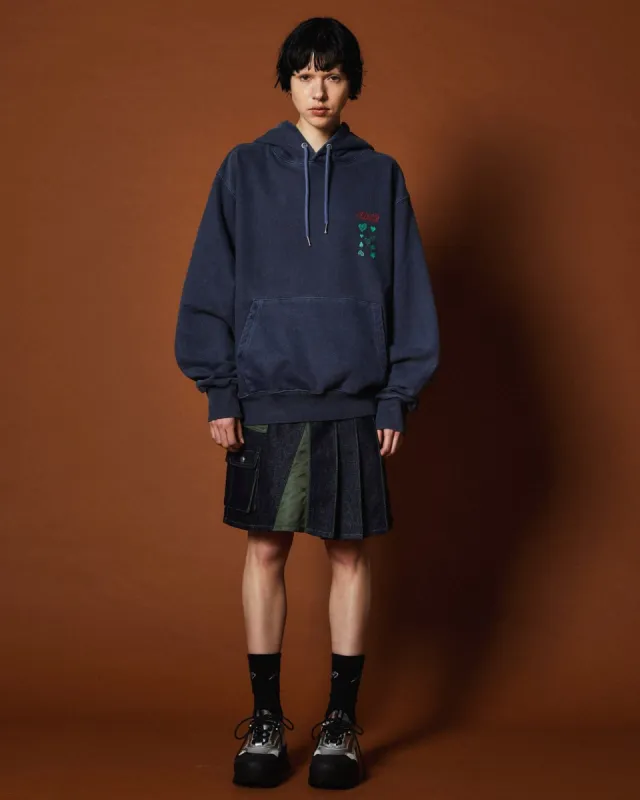 (ESSENTIAL) ADSB HEARTS CARD HOODIE atb1084u(D.NAVY) made by Andersson Bell
