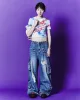 (WOMEN) SIMIZ DENIM CARGO-JEANS apa720w(WASHED BLUE) sold by Andersson Bell