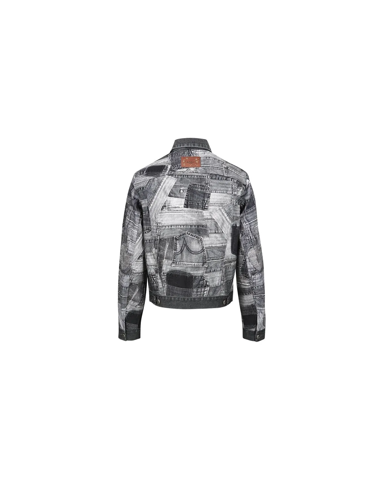 BRNO PATCHWORK PRINTED JACKET awa563m(BLACK) sold by Andersson Bell product image thumbnail 3