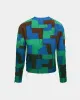 FISHERMAN INTARSIA CREW-NECK SWEATER atb1064m(GREEN) sold by Andersson Bell