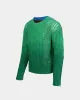 FISHERMAN INTARSIA CREW-NECK SWEATER atb1064m(GREEN) sold by Andersson Bell