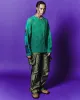 FISHERMAN INTARSIA CREW-NECK SWEATER atb1064m(GREEN) sold by Andersson Bell