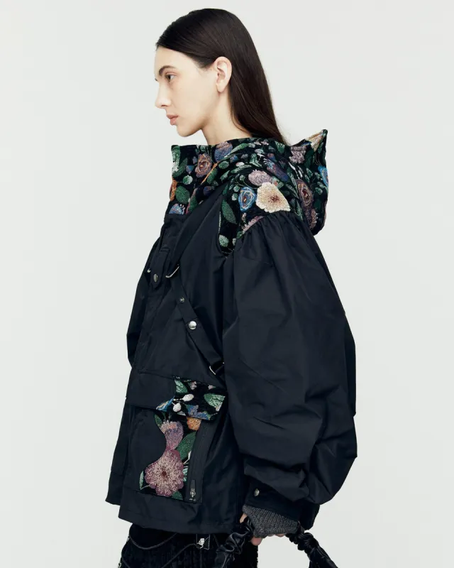 UNISEX PUFF SLEEVE HARNESS JUMPER awa624u(BLACK) made by Andersson Bell