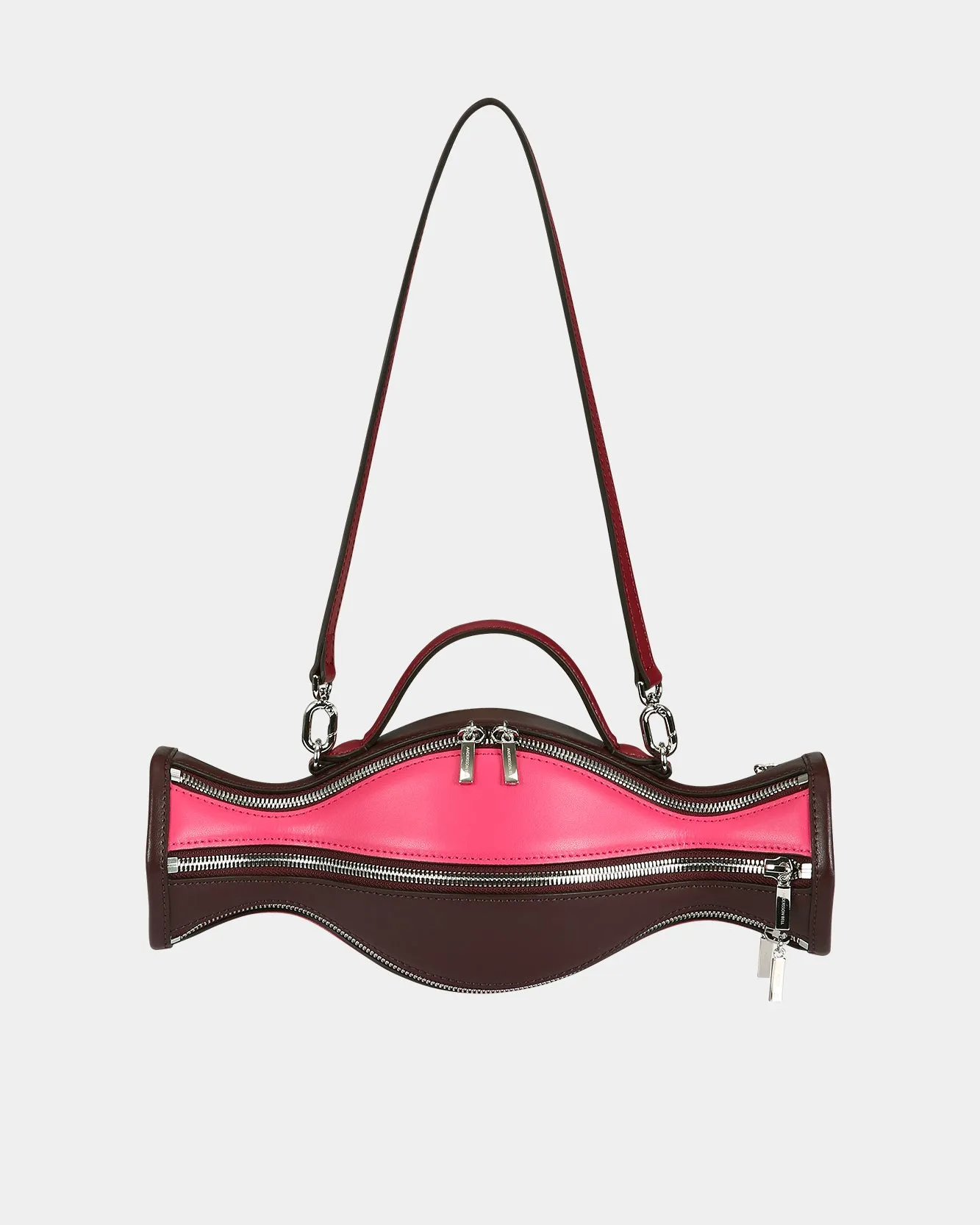 MEDIUM TRIPLE VASO BAG aaa397w(MULTI PINK) sold by Andersson Bell product image thumbnail 3