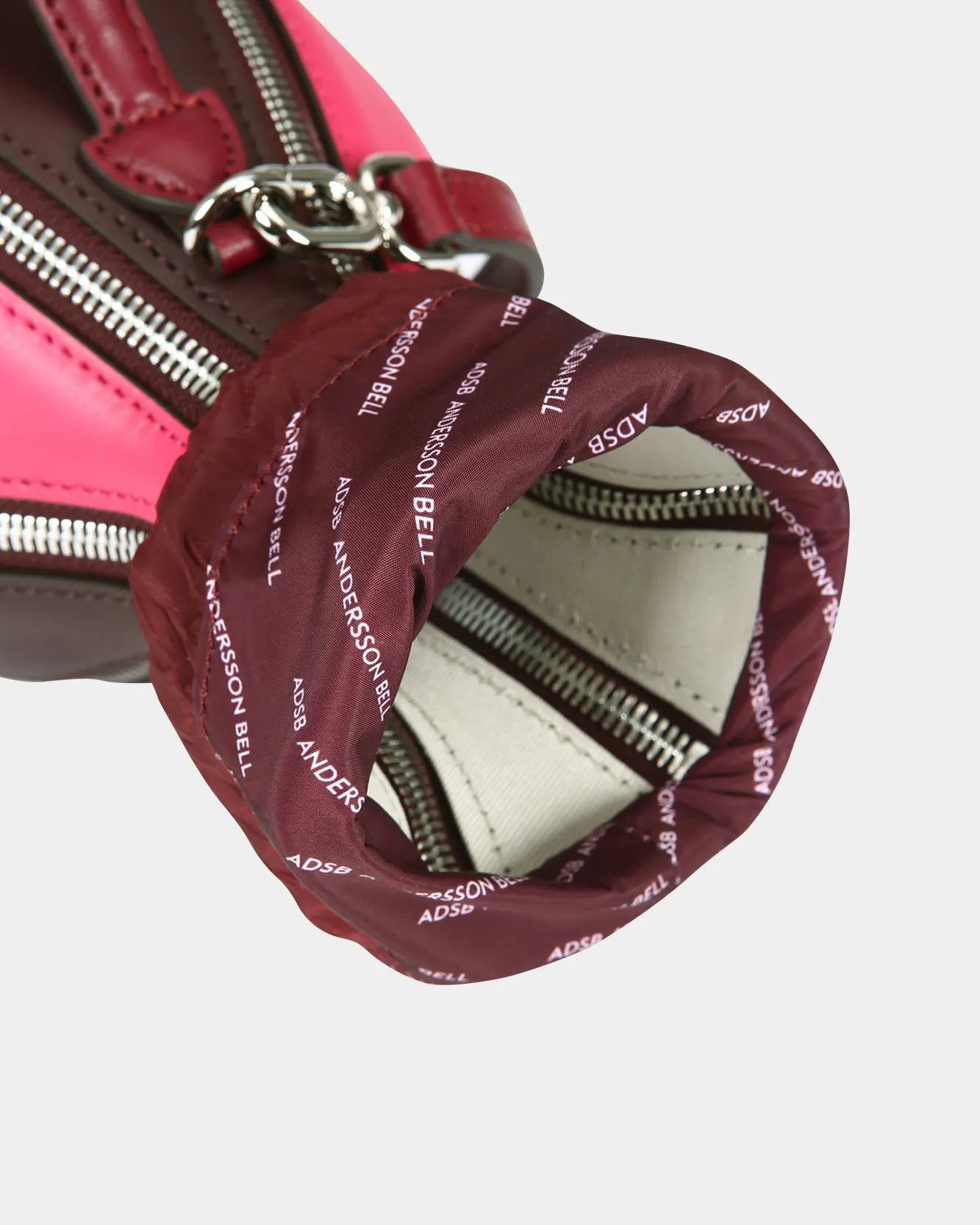 MEDIUM TRIPLE VASO BAG aaa397w(MULTI PINK) sold by Andersson Bell product image thumbnail 4