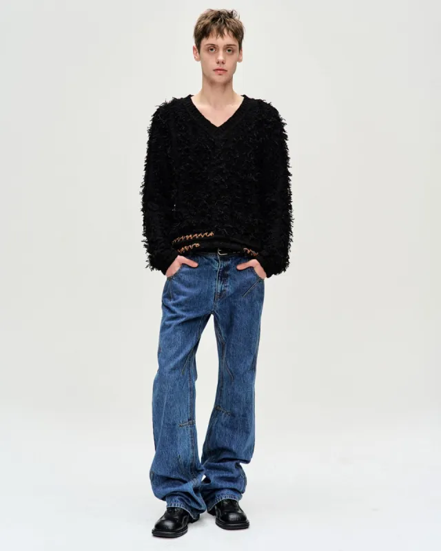 TRIPOT COATED FLARE JEANS apa693m(M.BLUE) sold by Andersson Bell