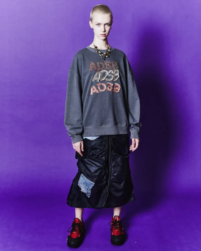 (ESSENTIAL) ADSB PATCH LOGO SWEATSHIRT atb1085u(CHARCOAL) made by Andersson Bell