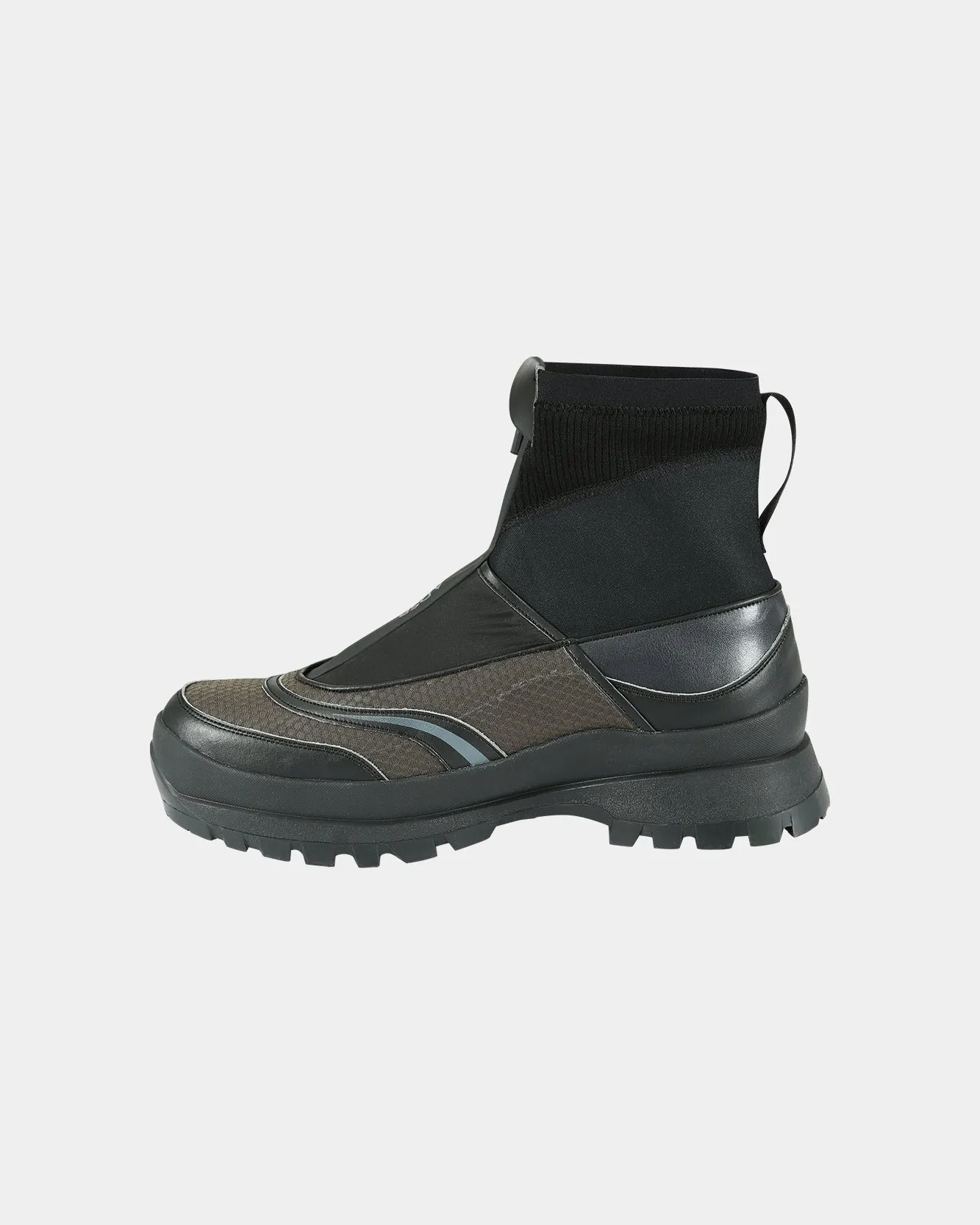UNISEX MATTIO ZIP-UP TRAINER aaa387u(BLACK) sold by Andersson Bell product image thumbnail 4