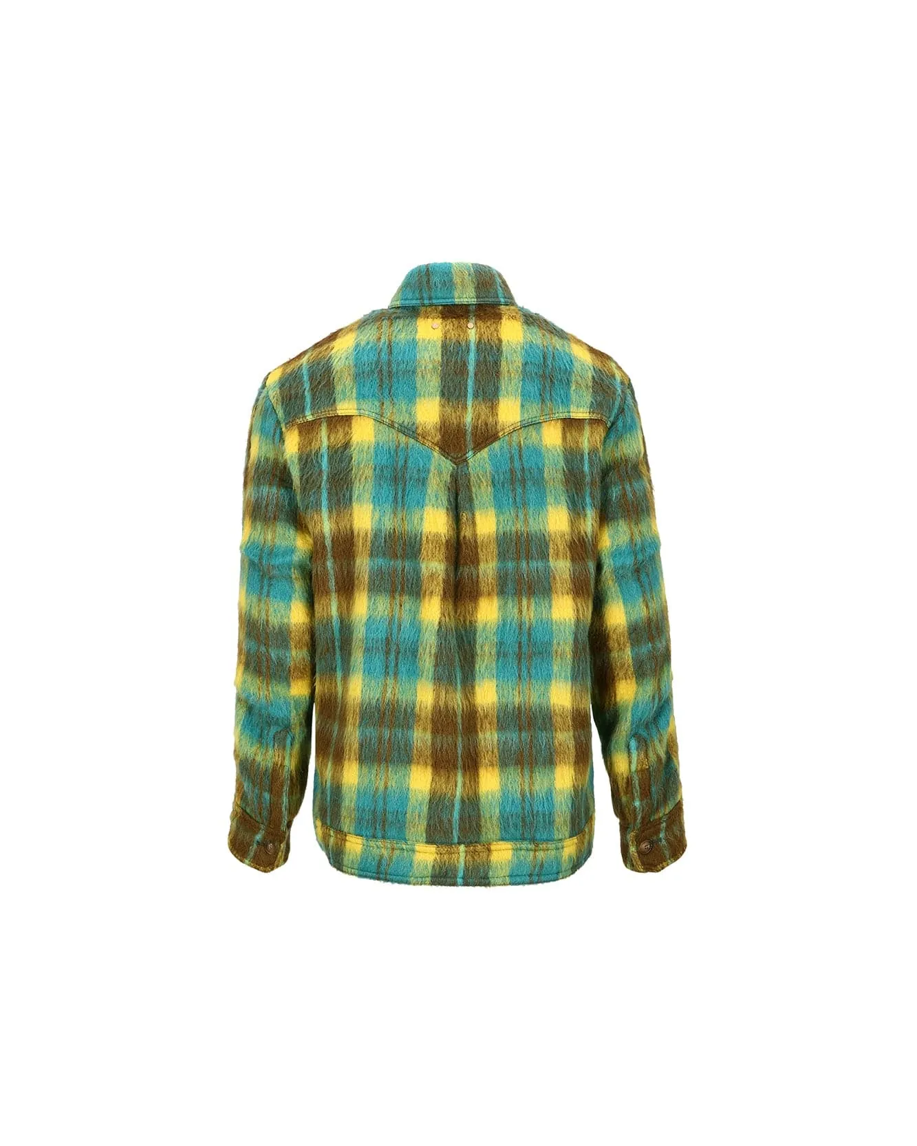 CHAUNY WOOL CHECK JACKET awa568m(YELLOW/BROWN) sold by Andersson Bell product image thumbnail 4