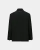 SOE TWILL WOOL WRAP DOUBLE BREASTED JACKET awa629m(BLACK) sold by Andersson Bell