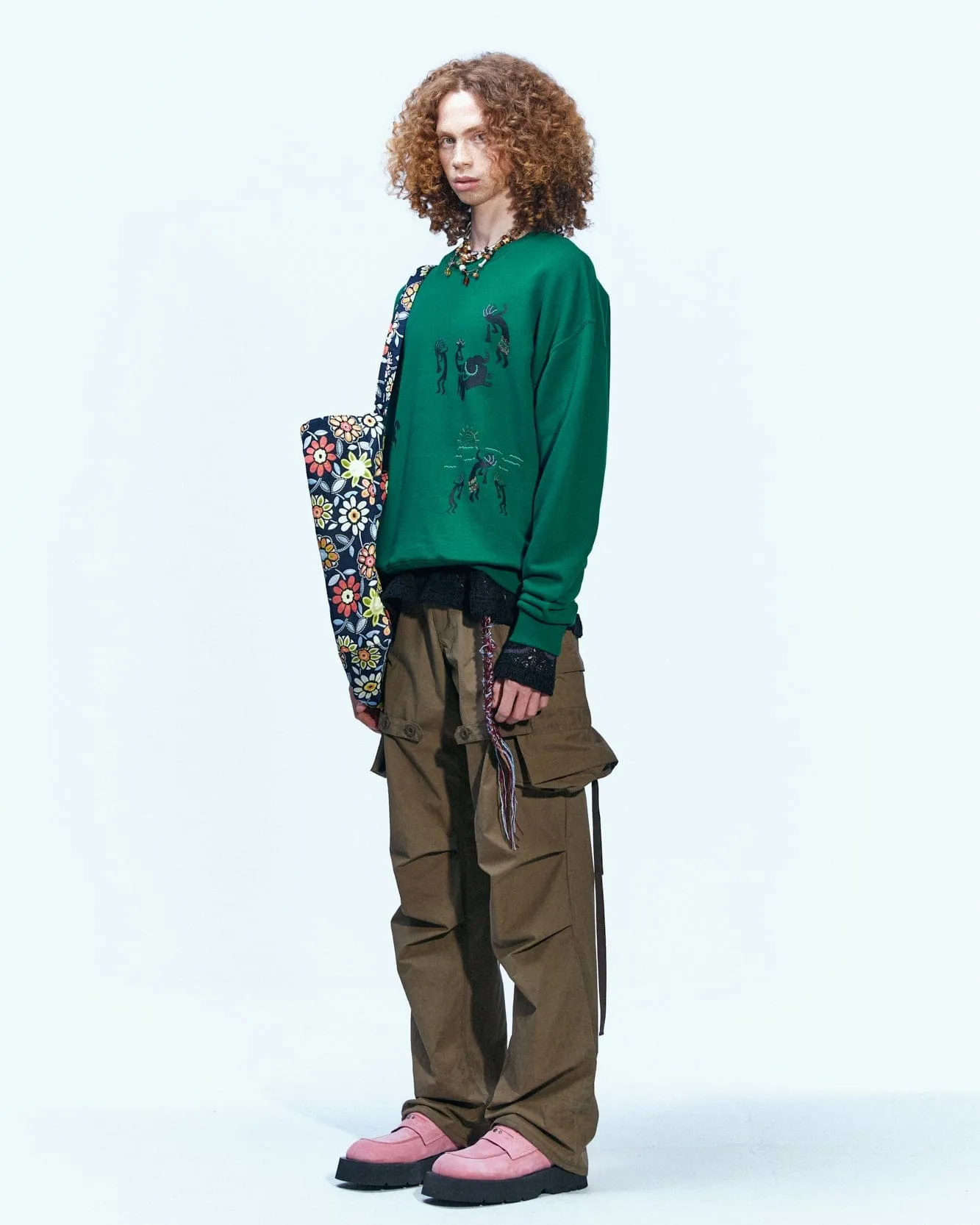 (ESSENTIAL) UNISEX SUN DANCE SWEATSHIRT atb900u(GREEN) sold by Andersson Bell product image thumbnail 5