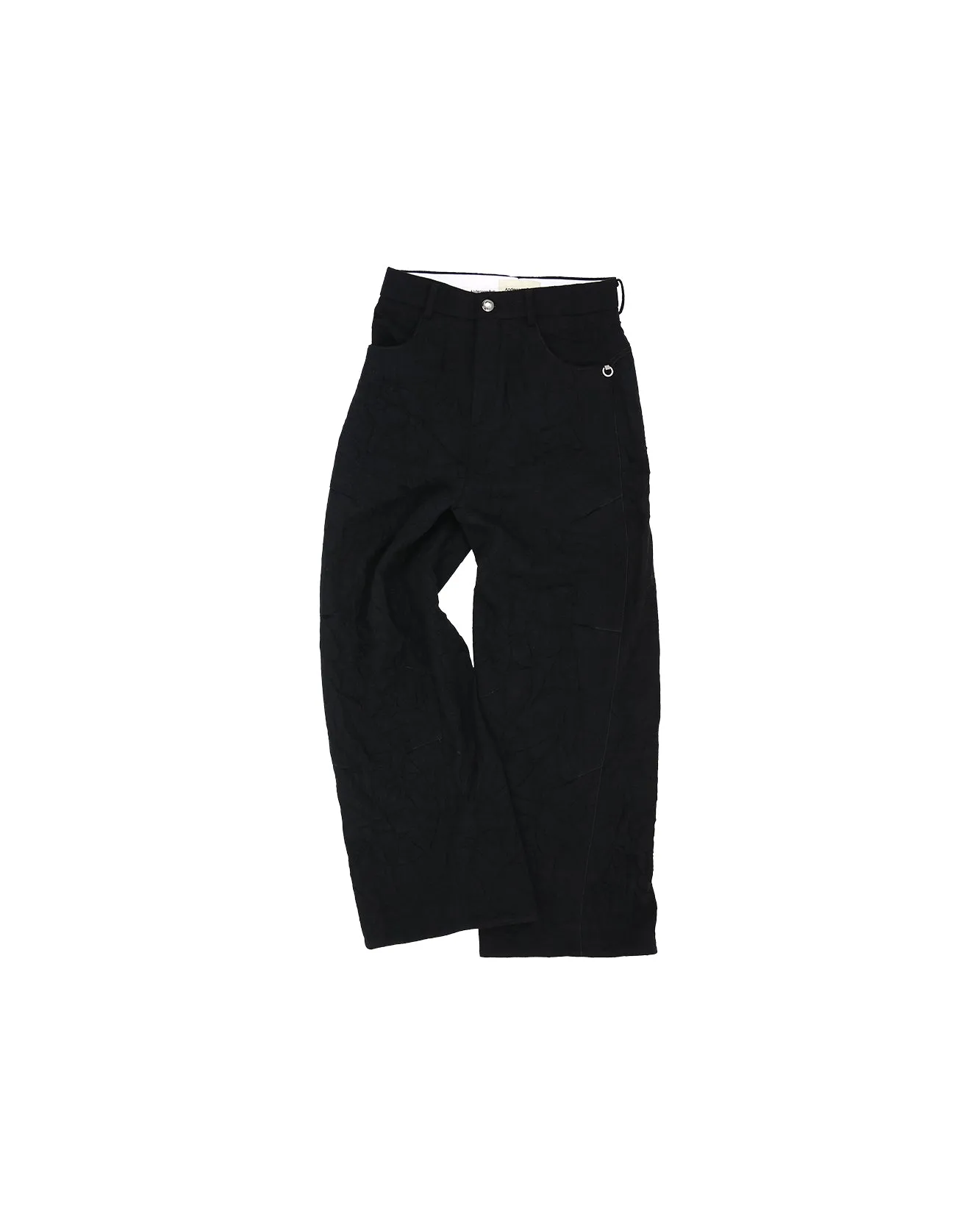 BELFORT WOOL WIDE-LEG TROUSERS apa680m(BLACK) sold by Andersson Bell product image thumbnail 2