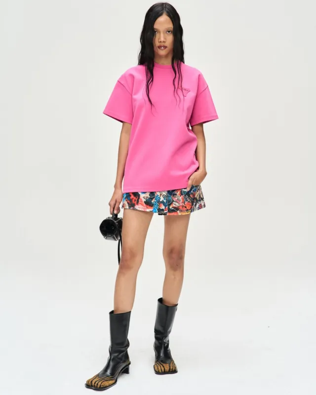 (WOMEN) MAGAZINE PRINTED LAYERED MINI SKIRTS apa708w(MULTI) sold by Andersson Bell