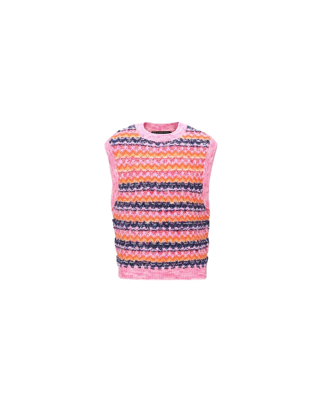 UNISEX CANDY CREW-NECK VEST atb1016u(PINK) sold by Andersson Bell product image thumbnail 2