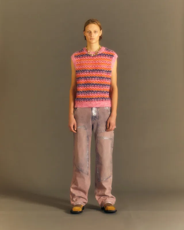 UNISEX CANDY CREW-NECK VEST atb1016u(PINK) sold by Andersson Bell