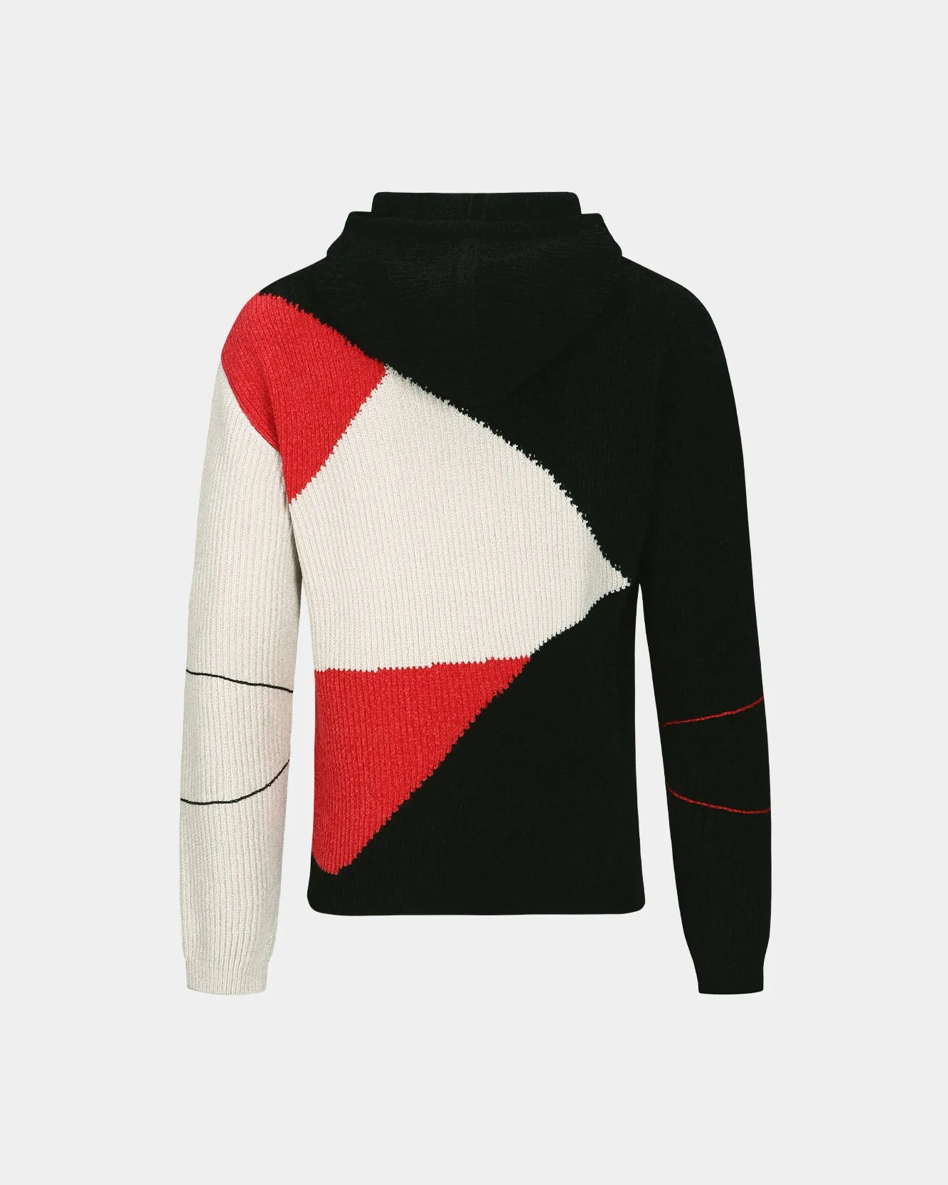 FITE HOODIE SWEATER atb1165m(BLACK/RED) sold by Andersson Bell product image thumbnail 4