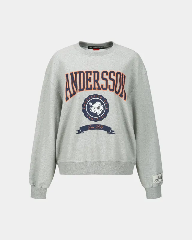 (WOMEN) ADSB COLLEGE LOGO SWEATSHIRTS atb1301w(M.GREY) sold by Andersson Bell