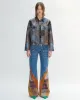 (WOMEN) OLIVIA PATCHWORK BOOTS CUT JEANS apa502w(MULTI) sold by Andersson Bell