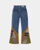 (WOMEN) OLIVIA PATCHWORK BOOTS CUT JEANS apa502w(MULTI) sold by Andersson Bell