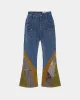 (WOMEN) OLIVIA PATCHWORK BOOTS CUT JEANS apa502w(MULTI) sold by Andersson Bell