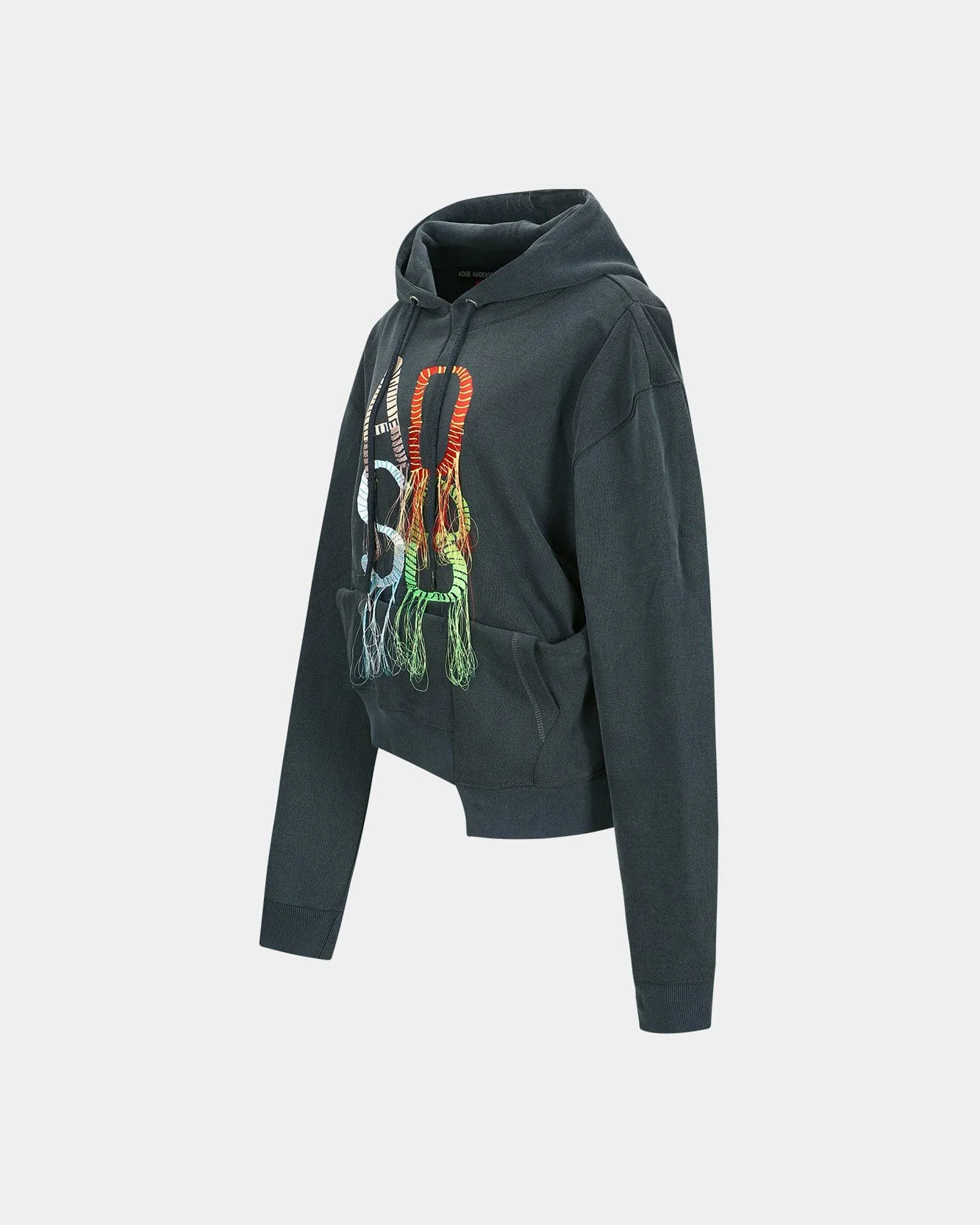 (ESSENTIAL) UNISEX REWORK ADSB CATERPILLAR HOODIE atb1103u(NAVY) sold by Andersson Bell product image thumbnail 3
