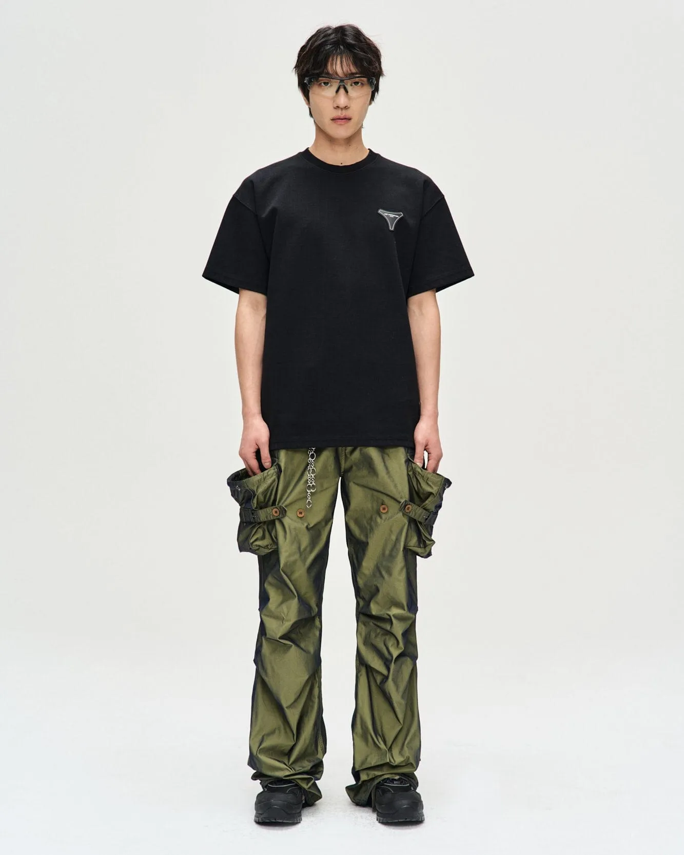 LOE FATANI CARGO PANTS apa698m(KHAKI) sold by Andersson Bell product image thumbnail 5