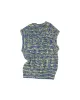 OTRETO CABLE VEST (ITALIAN YARN) atb867m(BLUE) sold by Andersson Bell