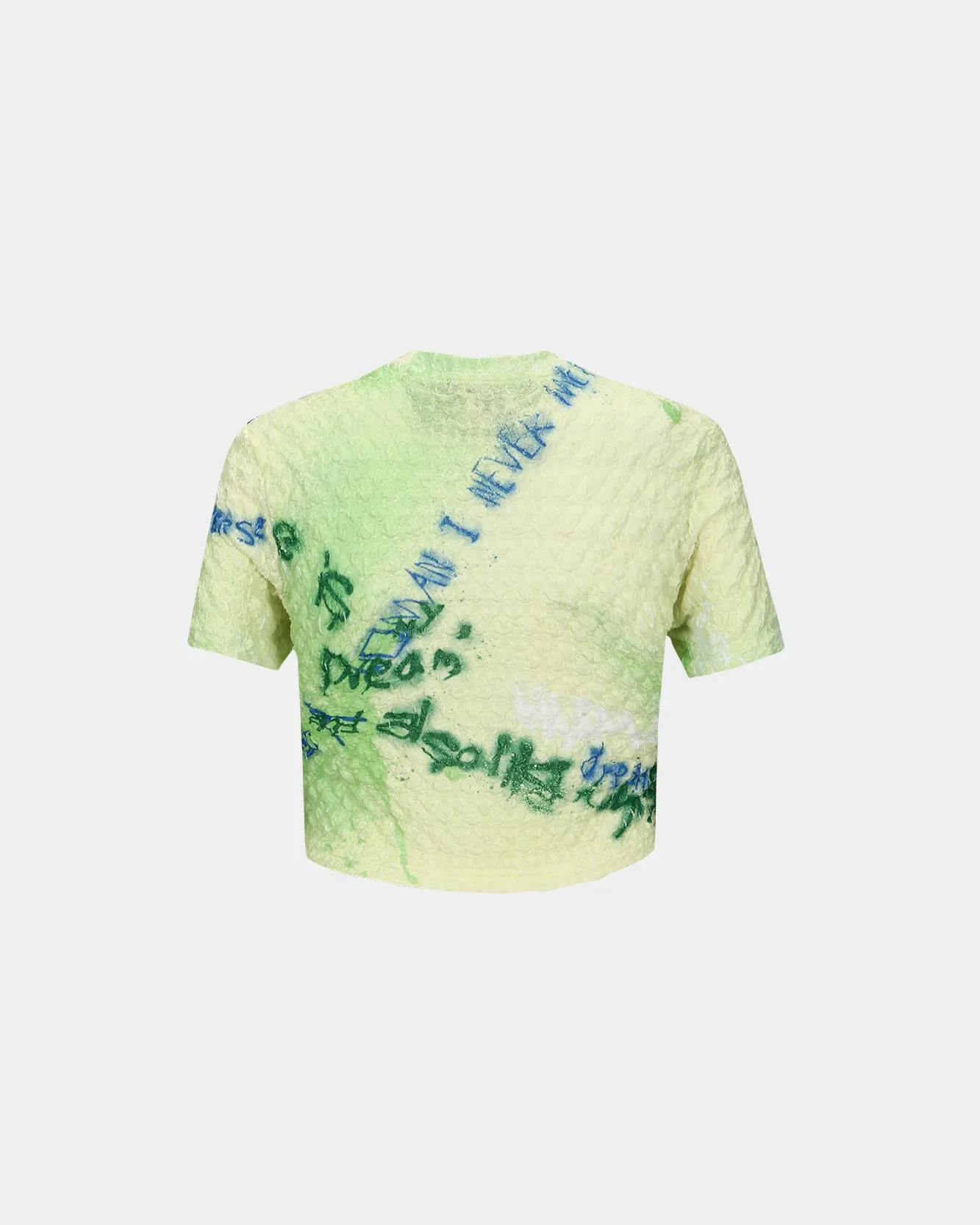 (ESSENTIAL)(WOMEN) JENNY SPRAYED LETTERING T-SHIRT atb1117w(LEMON) sold by Andersson Bell product image thumbnail 4