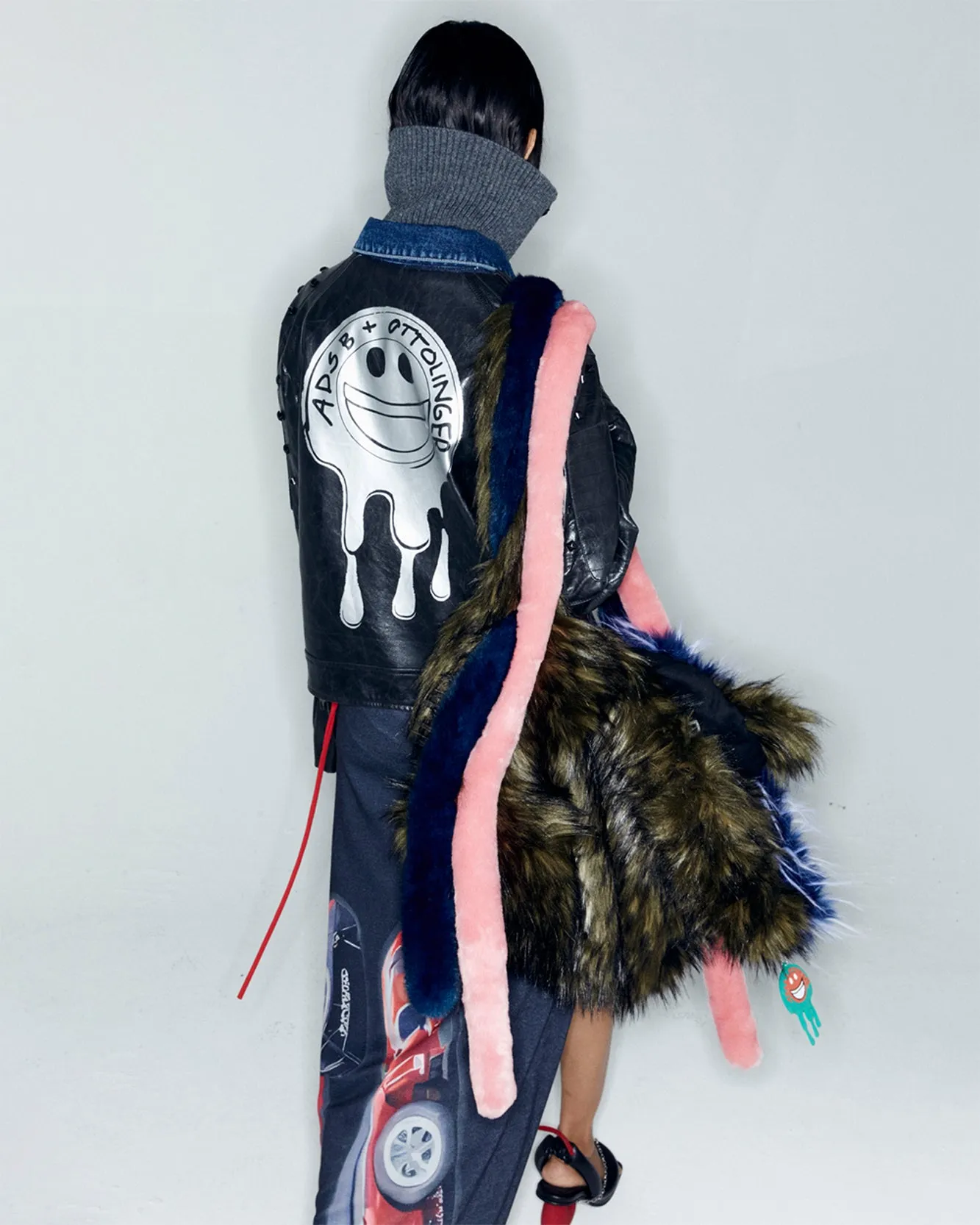 ADSB X OTTOLINGER FURRY BIG BAG aaa423w(MULTI) sold by Andersson Bell