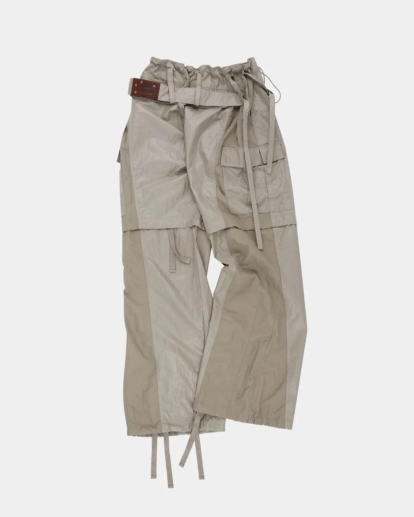 ADSB X OTTOLINGER ADJUSTABLE PARACHUTE PANTS apa777w(BEIGE) sold by Andersson Bell product image thumbnail 3