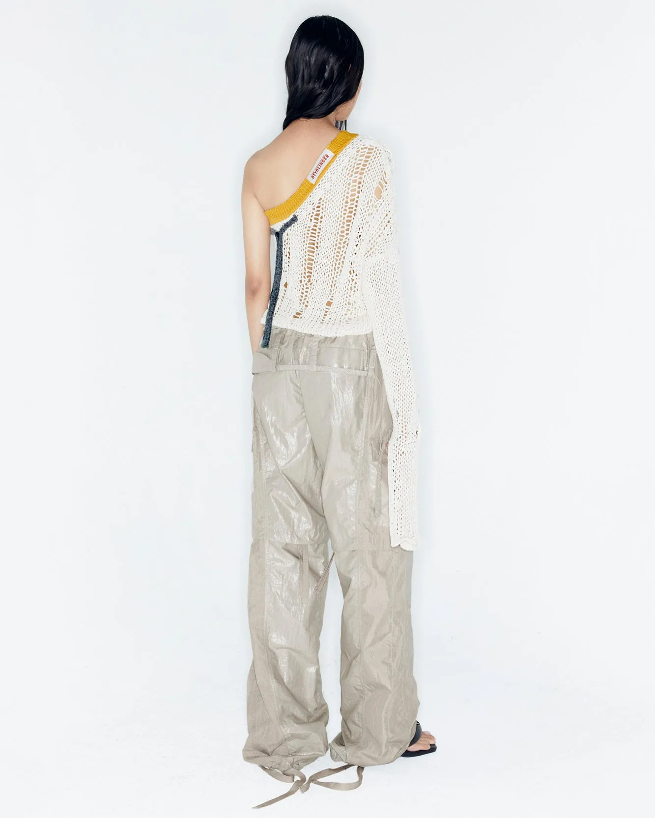 ADSB X OTTOLINGER ADJUSTABLE PARACHUTE PANTS apa777w(BEIGE) sold by Andersson Bell product image thumbnail 4
