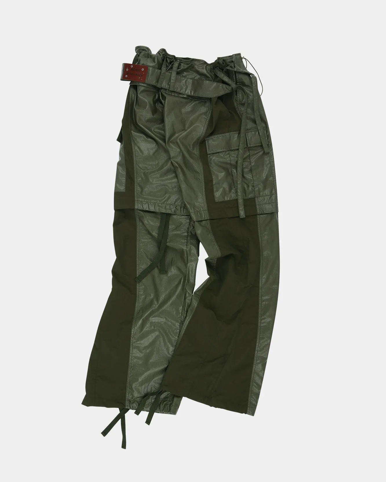 ADSB X OTTOLINGER ADJUSTABLE PARACHUTE PANTS apa776w(KHAKI) sold by Andersson Bell product image thumbnail 3