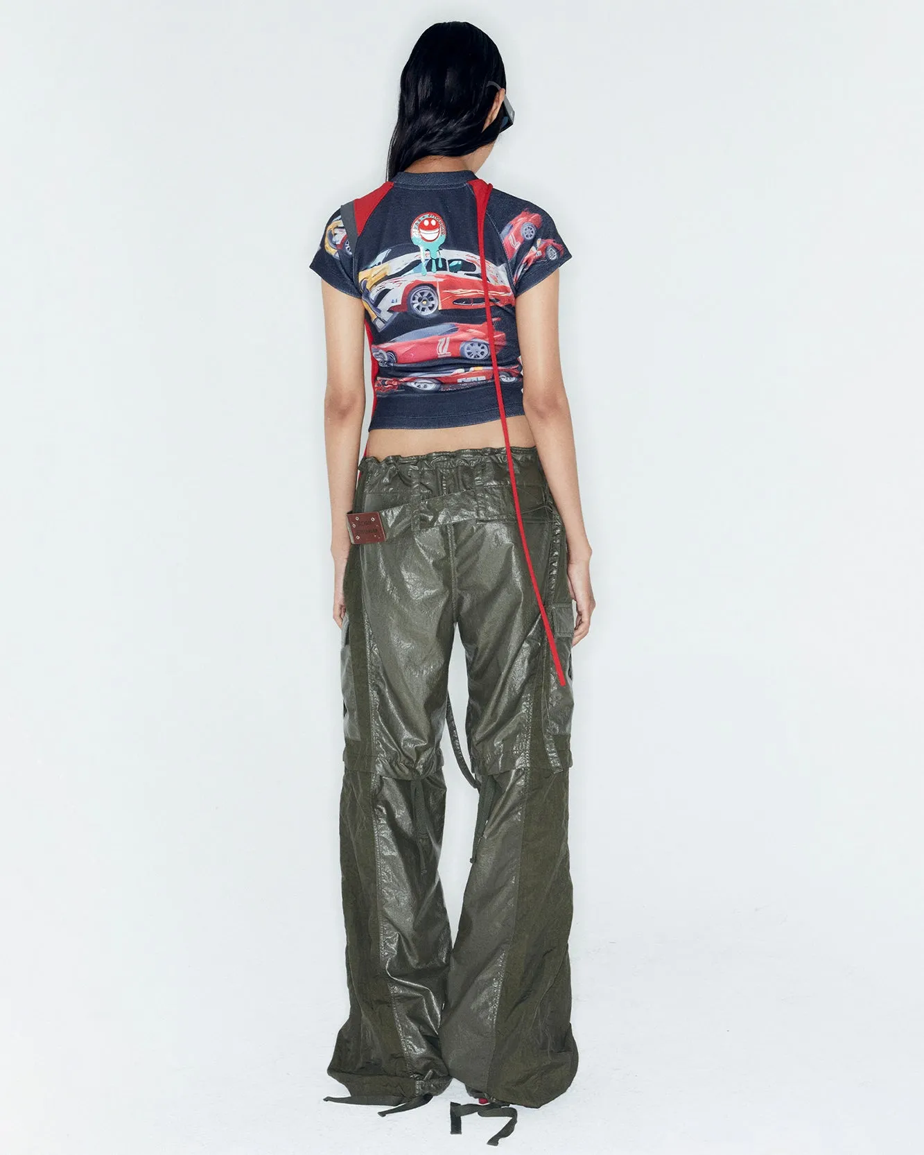 ADSB X OTTOLINGER CAR PRINTED JERSEY TOP atb1212w(BLACK) sold by Andersson Bell product image thumbnail 5