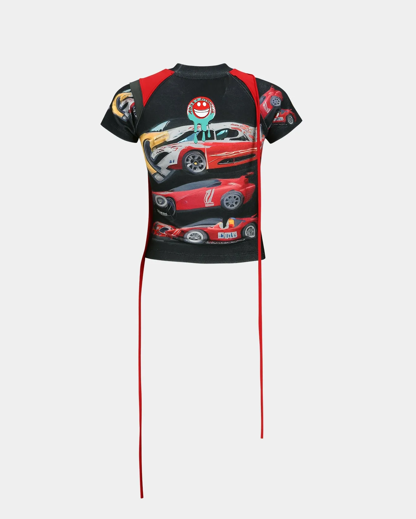 ADSB X OTTOLINGER CAR PRINTED JERSEY TOP atb1212w(BLACK) sold by Andersson Bell product image thumbnail 4