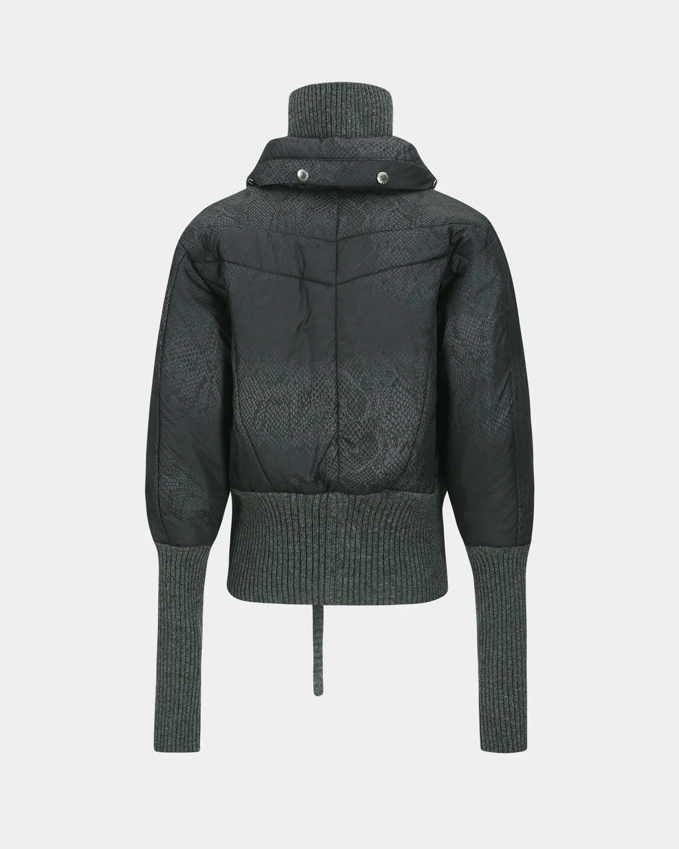 ADSB X OTTOLINGER RIB POINT PUFFER JACKET awa669w(CHARCOAL) sold by Andersson Bell product image thumbnail 4