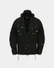 LACE-UP ANORAK HOODIE atb1141m(BLACK) sold by Andersson Bell