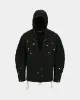 LACE-UP ANORAK HOODIE atb1141m(BLACK) sold by Andersson Bell