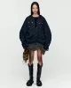 LACE-UP ANORAK HOODIE atb1141m(BLACK) sold by Andersson Bell