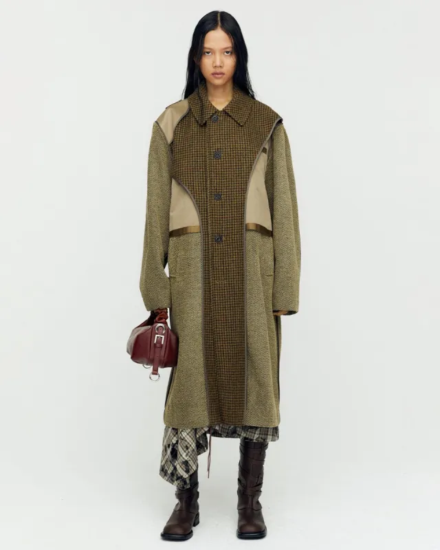 UNISEX INSIDE-OUT WOOL COAT awa641u(BROWN) sold by Andersson Bell