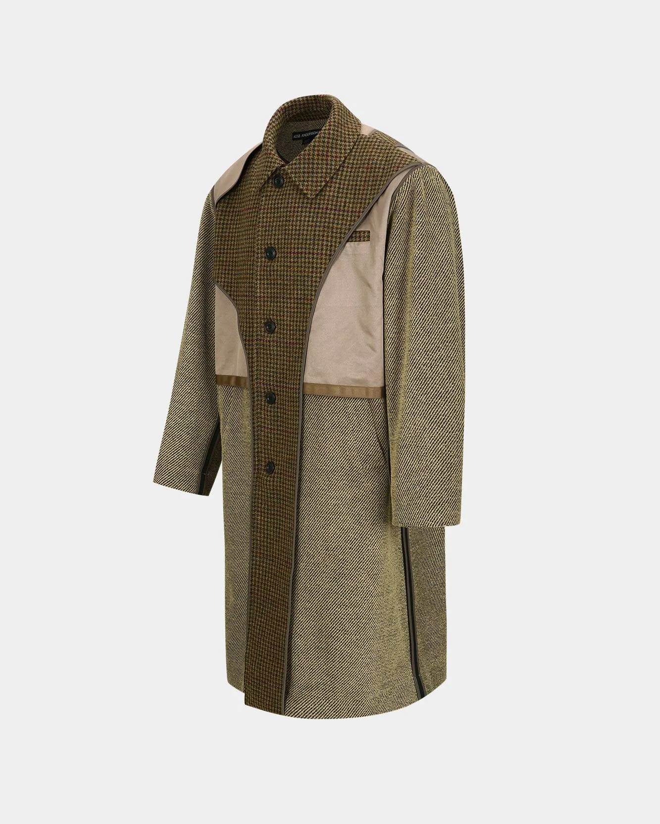 UNISEX INSIDE-OUT WOOL COAT awa641u(BROWN) sold by Andersson Bell product image thumbnail 3