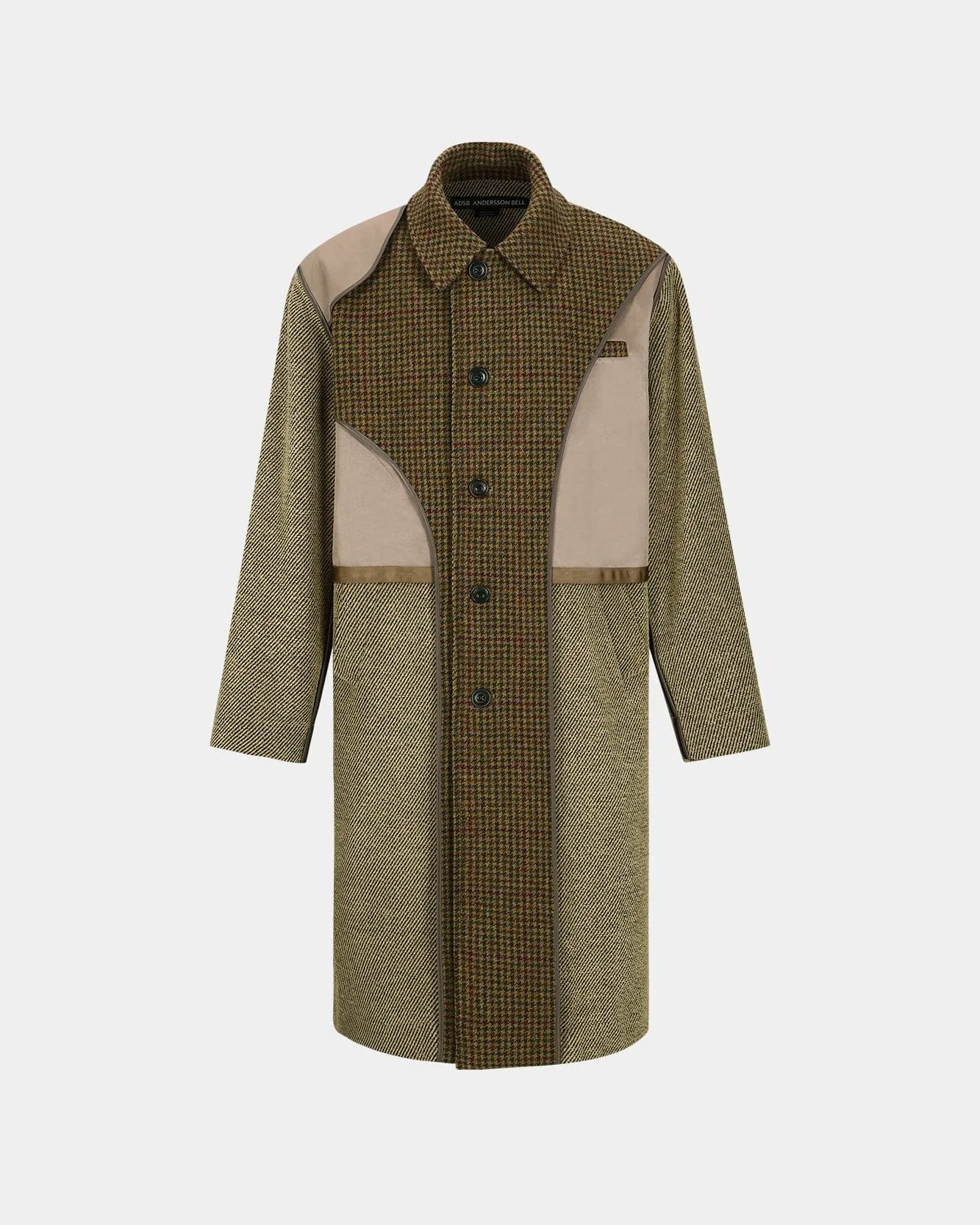 UNISEX INSIDE-OUT WOOL COAT awa641u(BROWN) sold by Andersson Bell product image thumbnail 2