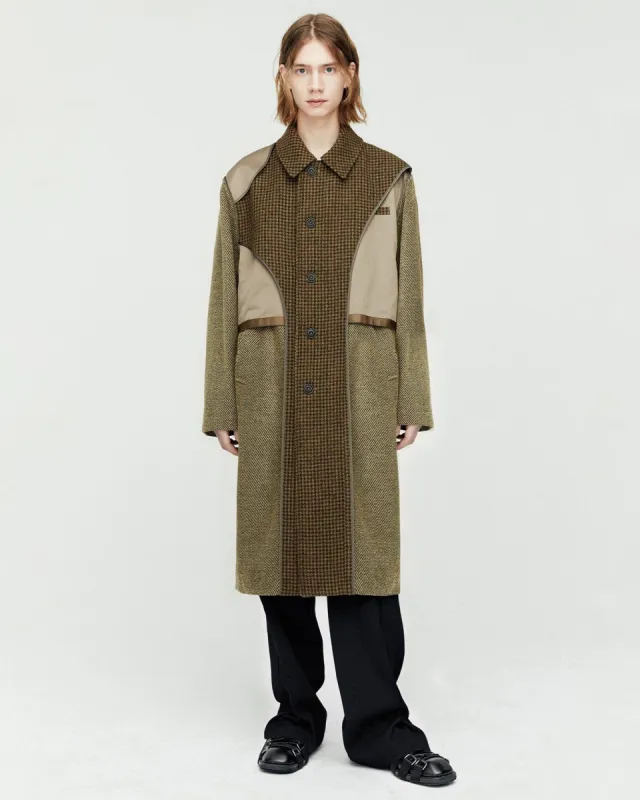 UNISEX INSIDE-OUT WOOL COAT awa641u(BROWN) sold by Andersson Bell