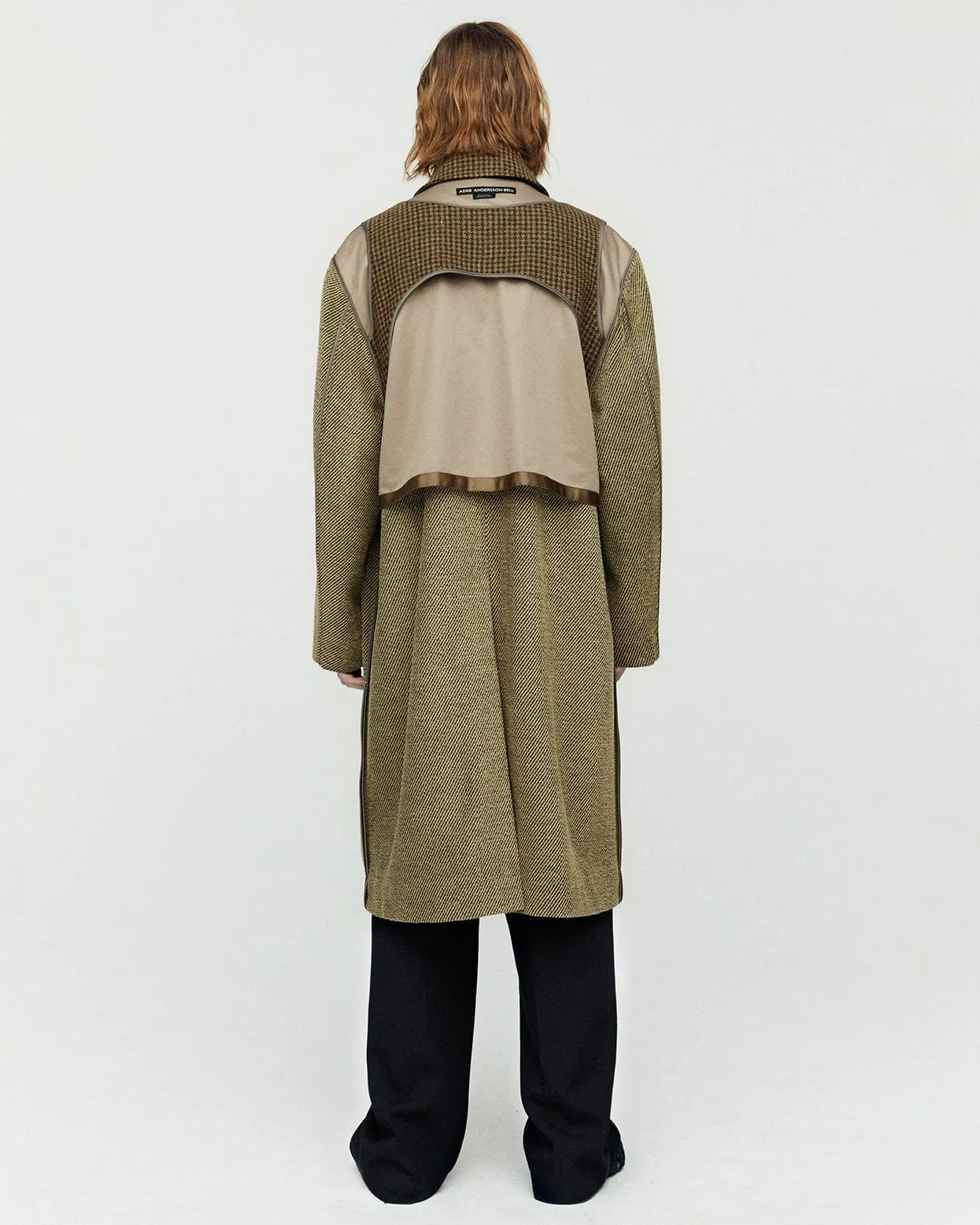 UNISEX INSIDE-OUT WOOL COAT awa641u(BROWN) sold by Andersson Bell product image thumbnail 5