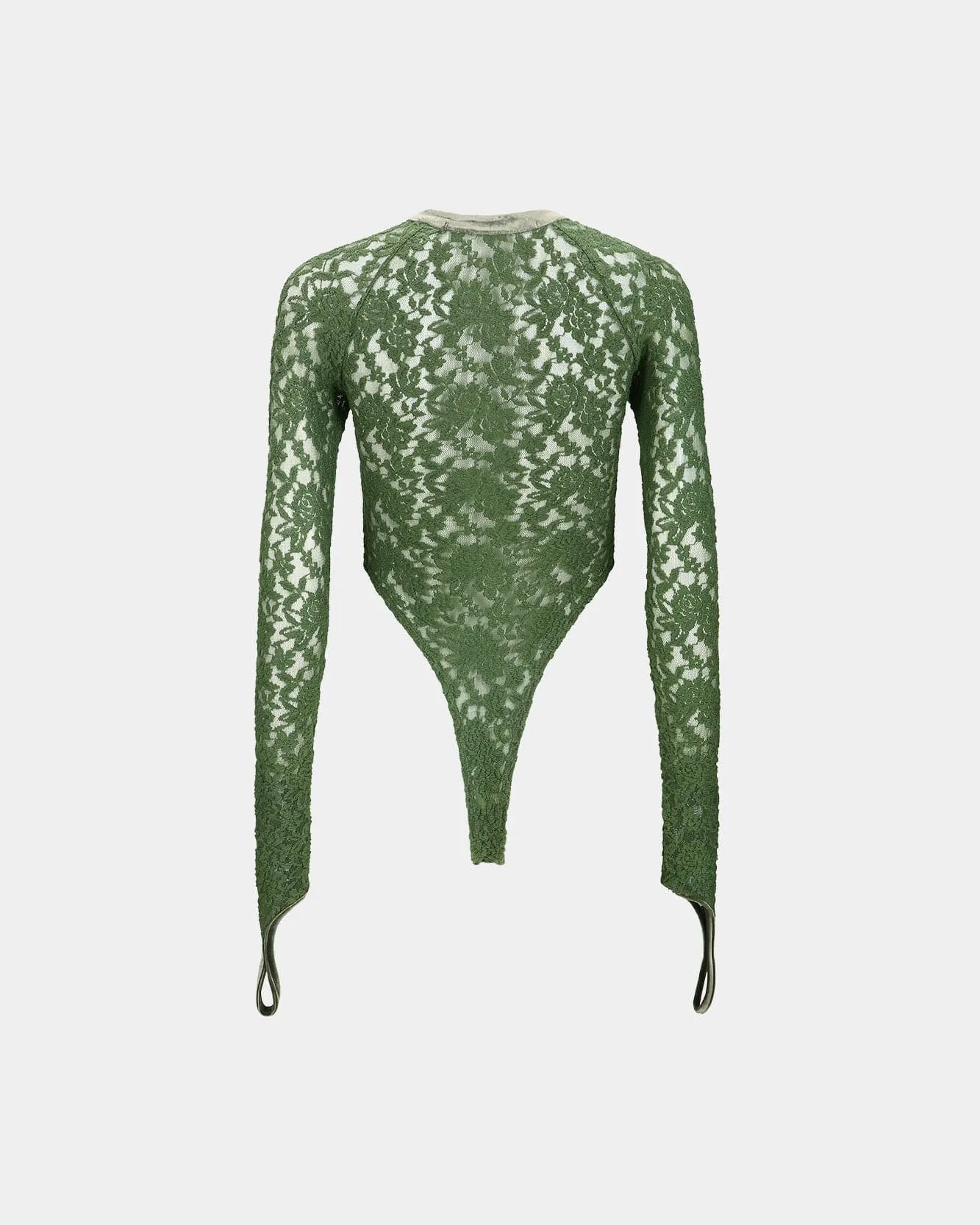 ROSE LACE BODYSUIT atb1192w(KHAKI) sold by Andersson Bell product image thumbnail 4