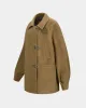 OVERSIZED PEA COAT awa659w(CAMEL) sold by Andersson Bell