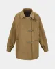OVERSIZED PEA COAT awa659w(CAMEL) sold by Andersson Bell